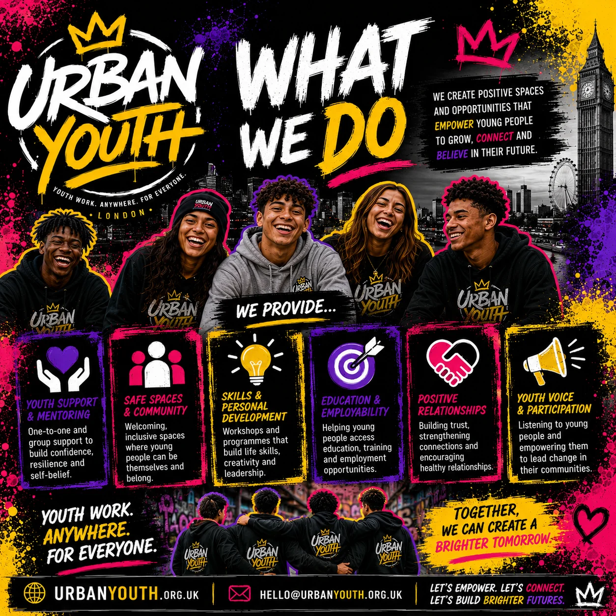 Urban Youth what we do campaign